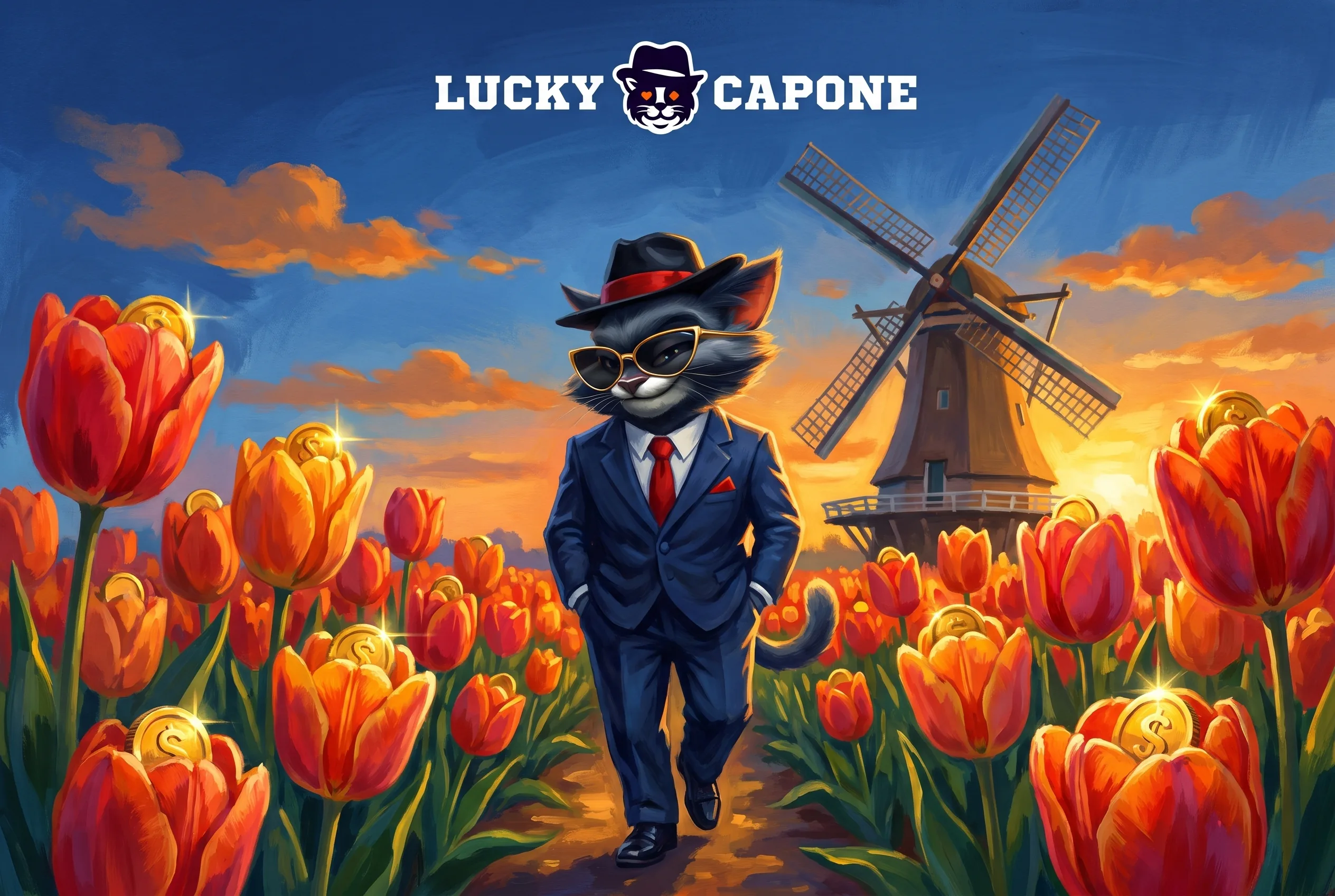 Lucky Capone tussen tulpen en bonusmunten